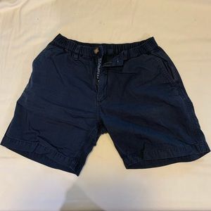 Chubbies 7” navy blue shorts